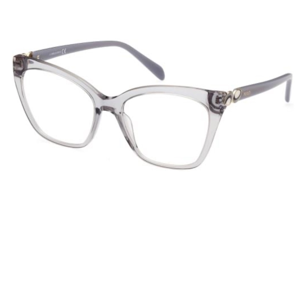 Emilio Pucci Transparent Gray Women's Glasses